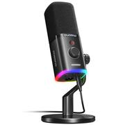 MAONO PD100X Microfono Gaming XLR/USB, Microfono Dinamico con Software per Podcast, Streaming e Registrazione Vocale su PC, Controllo Mute e Gain, per YouTube, Chat, PS4/PS5