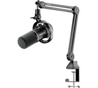 MAONO PD200W Hybrid Microfono per Podcast da PC, Senza Fili, USB/XLR Microfono Dinamico Braccio di sollevamento, Software, Cancellazione del Rumore, Podcast, Streaming, gaming, Home Studio e Voceover