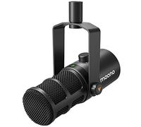 MAONO PD400X - Microfono dinamico USB/XLR per PC con software, EQ, Tap-to-Mute, jack cuffie, manopola guadagno e controllo volume. Ideale per trasmissioni, registrazioni, streaming e gaming.