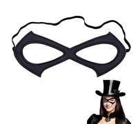MAOSHYMS Catwoman Mask,Maschera di Catwoman Maschera Sexy Donna Costume Gatto Donna per Halloween Carnevale Cosplay Masquerade Festa (Nero 1)