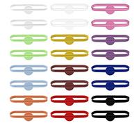 Maotrade 24 Pezzi Segna Bicchieri Calici Segna Calici Vino Riutilizzabili Segna Bicchieri Acqua Multicolore, per Feste da Bar with Cocktail in Casa (12 Colori)