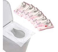 Maotrade 60 Pcs Copriwater Usa e Getta Igienici Portatile Copri WC Monouso per Bambini e Adulti Coprivater Usa w Getta Antibatterico Impermeabile per I Bagni Pubblici e Viaggio e Campeggio