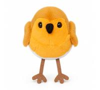 MAOWO Planet Portachiavi Peluche Pettirosso, Ciondolo per Borsa Uccellino Cinguettante Realistico con Suono, 15 cm