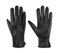 MaoXinTek Guanti Donna Morbida Pelle Touch Screen Guanti Donna Invernali Caldo Guanti Ciclismo Nero