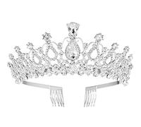 MaoXinTek Tiara Corona di Cristallo con Strass Pettine Donne Ragazzaper Nuziale Corona Prom Dresses Pageants Princess Parties Birthday Decorazione