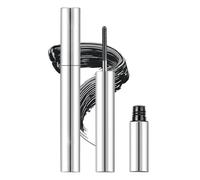MAOYING Long Lasting Metal Mascara, Extra Slim Super Curling Voluming Eyelash, Spazzola per ciglia in metallo senza setole, lavabile, nero (2 pezzi)