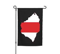 Map Atlántico Bandiera Da Cortile Decorative Bandiera Da Esterno Con Occhielli Bandiere Da Giardino Per Feste Campionato Interni 30X45cm