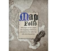 Map Folio: 100 pages of small hex paper for mapping RPG wilderness encounters