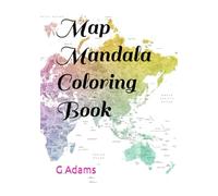 Map Mandala Coloring Book