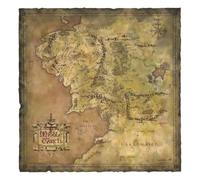 Map of Middle Earth - Stampa artistica, soggetto: Signore degli anelli, 59 x 30 cm