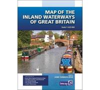 Map of the Inland Waterways of Great Britain (Tascabile)