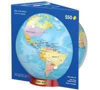 Map of The World Tin