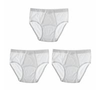 Map Set 3 o 6 Slip 5002 Modello Calibrato in Puro Cotone Jersey Elastico Infilato Uomo Taglie Forti BIANCO3PZ 6XL