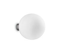 Applique Moderna Mapa Vetro Bianco 1 Luce E27 D20Cm