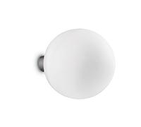 Applique Moderna Mapa Vetro Bianco 1 Luce E27 D30Cm