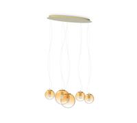 Mapa clear sp5 ambra lampada a sospensione E27 AMBRA