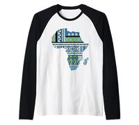 Mapa de África Tribal Maglia con Maniche Raglan