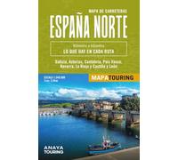 Mapa de carreteras de España Norte 1:340.000