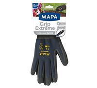 Mapa - Giardino Brico - Guanti da giardinaggio rivestiti in nitrile Grip & Proof - Aderenza, comfort e flessibilità - Manipolazione di attrezzi da giardinaggio o fai da te - Set di 3 paia - Taglia XL