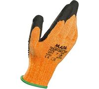 MAPA Temp-Dex Plus 720 - Guanti in nitrile mediumweight, lunghezza 10-1/4, taglia 9, arancione (confezione da 1 paio) by MAPA Professional