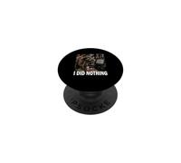 Mapache Aduana Aeropuerto Amante I Did Nothing PopSockets PopGrip Adesivo