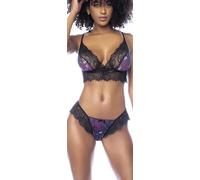 Mapale Womens 8864 Set Due Pezzi, Nero, L/XL