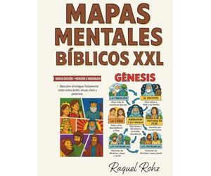 Mapas Mentales Bíblicos XXL Volumen 1: Antiguo Testamento: Nueva Edición Version Mejorada