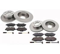 Mapco Dischi Ø 300 MM+298 MM Anteriore Posteriore per Mercedes Sprinter [906]