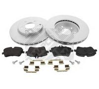 MAPCO Kit Dischi E Pastiglie Freno Anteriore adatto per MERCEDES-BENZ CLK (C209)