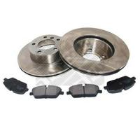 MAPCO Kit Dischi E Pastiglie Freno Anteriore per BMW 1 Hatchback (E81) ventilato