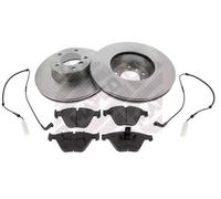 MAPCO Kit Dischi E Pastiglie Freno Anteriore per BMW 3 Sedan (E90) 3 Coupe (E92)