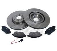 MAPCO Kit Dischi E Pastiglie Freno Anteriore per FIAT Doblo Cargo (223) 284mm