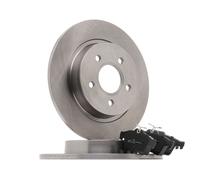 MAPCO Kit Dischi E Pastiglie Freno Posteriore per FORD Focus II Hatchback pieno