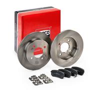 MAPCO Kit dischi e pastiglie per HYUNDAI i10 (PA) per KIA Picanto (SA) pieno