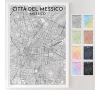 Mapdify Città del Messico poster personalizzato della città, il tuo posto preferito come poster da parete, ricordo personalizzato di Città del Messico - Stile: Headline