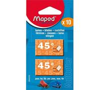 Maped 21459 - Set di 10 lame per scalpello A45 - NUOVO