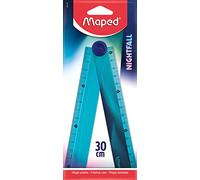 Maped 281018 - Righello pieghevole “Nightfall - 15/30 cm - blu