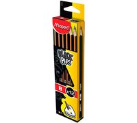 MAPED 850021 HB Black Peps matite di grafite GRADE B - NUOVO
