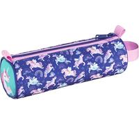 Maped - Astuccio con unicorno, 22,5 x 7,5 cm, motivo arcobaleno e unicorno, tessuto resistente - ideale per accessori scolastici