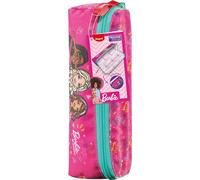 Maped Astuccio scuola adolescente - Astuccio reversibile - Design Barbie - 1 scomparto - Durevole e spazioso, multicolore, Con cerniera