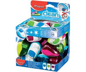 MAPED Clean 1 hole canister temperamatite, colori assortiti 2 HOLE