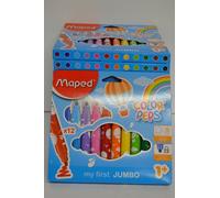 Maped COLOR'PEPS confezione da 12 pennarelli spessi 12 colori lavabili