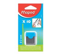 Maped Compasso Scatola da 10 Mine di ricambio in Plastica