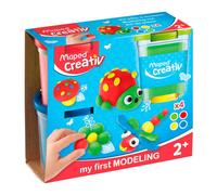 Maped CREATIV 907200 4 x My First modelling clay, Colourful, 4X 114 g