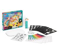 Maped Creativ Airbrush Maker - Bomboletta aerografo per bambini per creare effetti incredibili - Attività Graffiti - Trasforma i tuoi feltri in spray elettronico - Kit per il tempo libero creativo