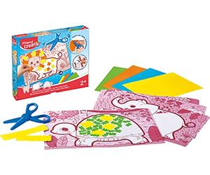 Maped Creativ Early Age My First Collages - Kit per tagliare e incollare i collage, design assortito, attività divertente per bambini dai 2 anni in su