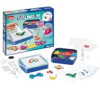 Maped Creativ Pixel Factory - Kit completo per creazione di oggetti in perle d'acqua in stile pixel art, modelli, perle d'acqua quadrate, griglia di creazione e accessori - attività manuale a partire