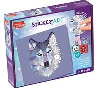 Maped Creativ Sticker'Art - Attività di gommette al numero + 400 gommette per creare immagini di animali in Origami - Attività creativa, riflessione e concentrazione, da 6 anni