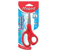 Maped Essential Forbici per bambini, 5 pollici, punta a punta, destrorsi e mancini, colori assortiti (480210)