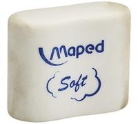 Maped Essentials - Gomma morbida media, colore: Bianco
